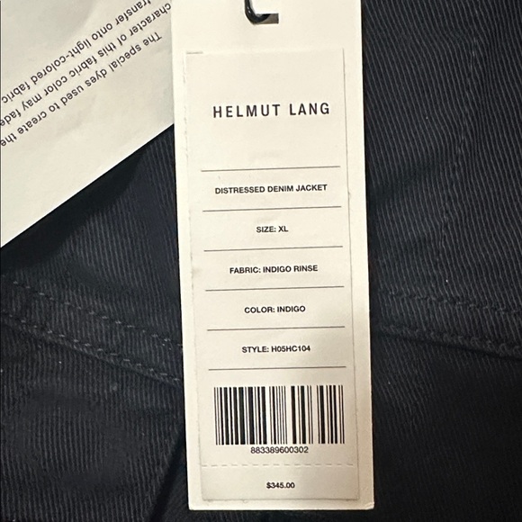 Helmut Lang Indigo Rinse Denim Jacket - Picture 2 of 5